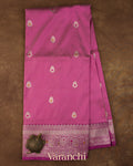 Baby Pink Pure Katan Silk Handloom Saree