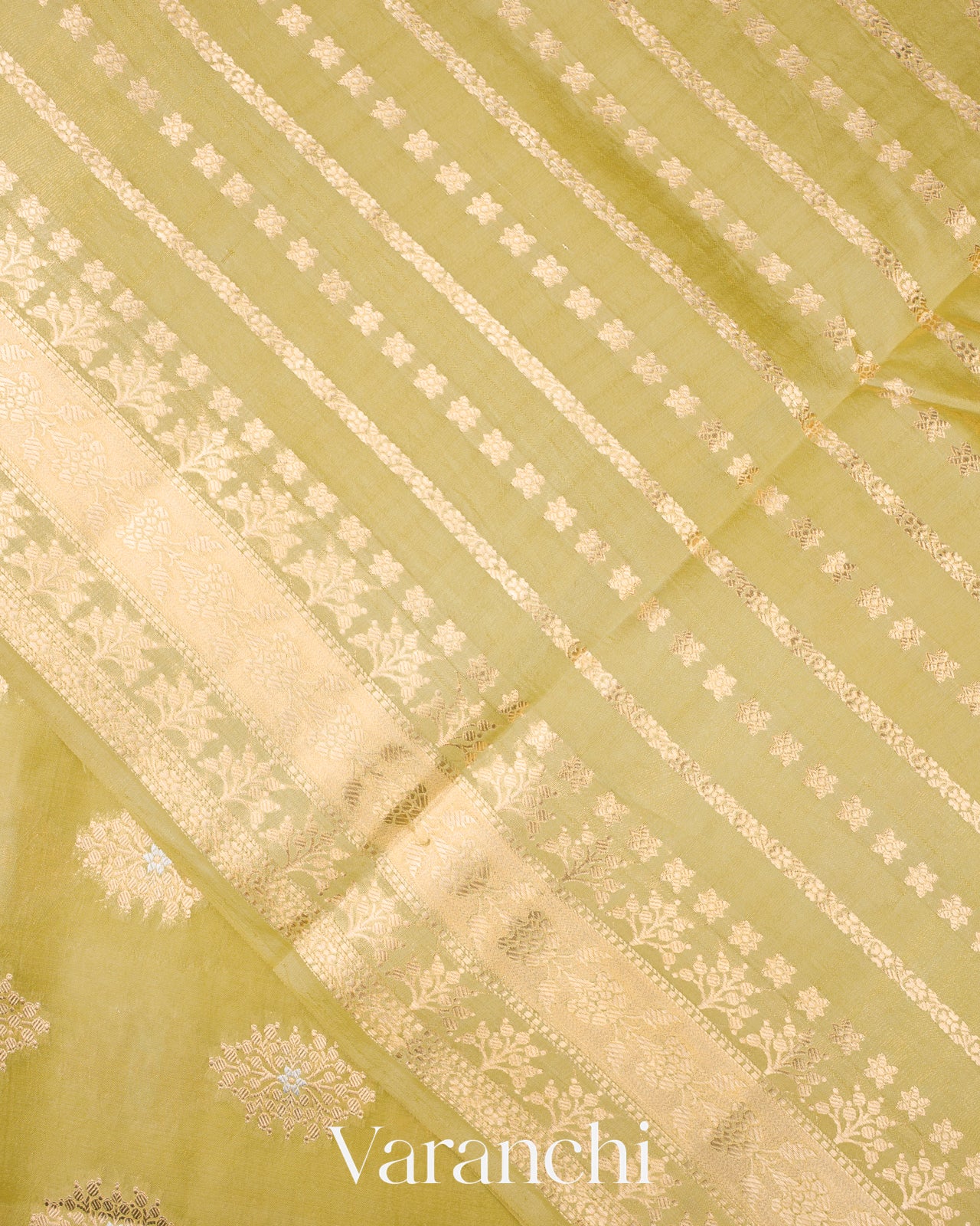Lemon Yellow Pure Dupion Silk Saree