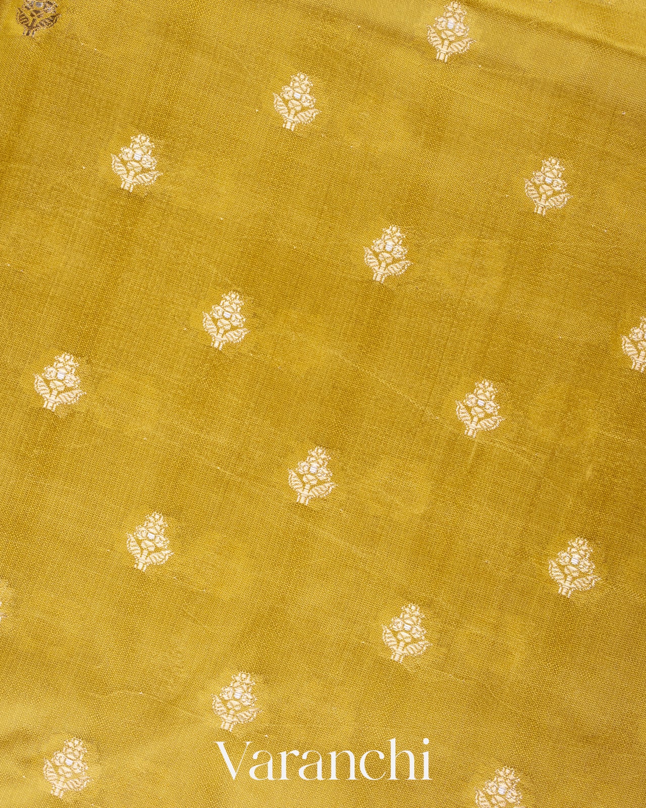 Lemon Yellow Pure Dupion Silk Saree