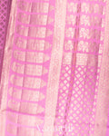 Rani Pink Pure Dupion Silk Saree