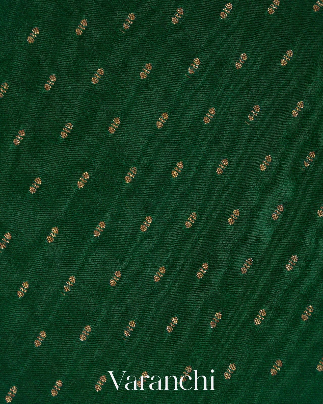 Bottle Green Pure Crepe Silk Handloom Saree 