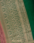 Charcol Black Pure Crepe Silk Handloom Saree 