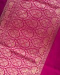 Wine Purple Pure Katan Silk Handloom Saree 