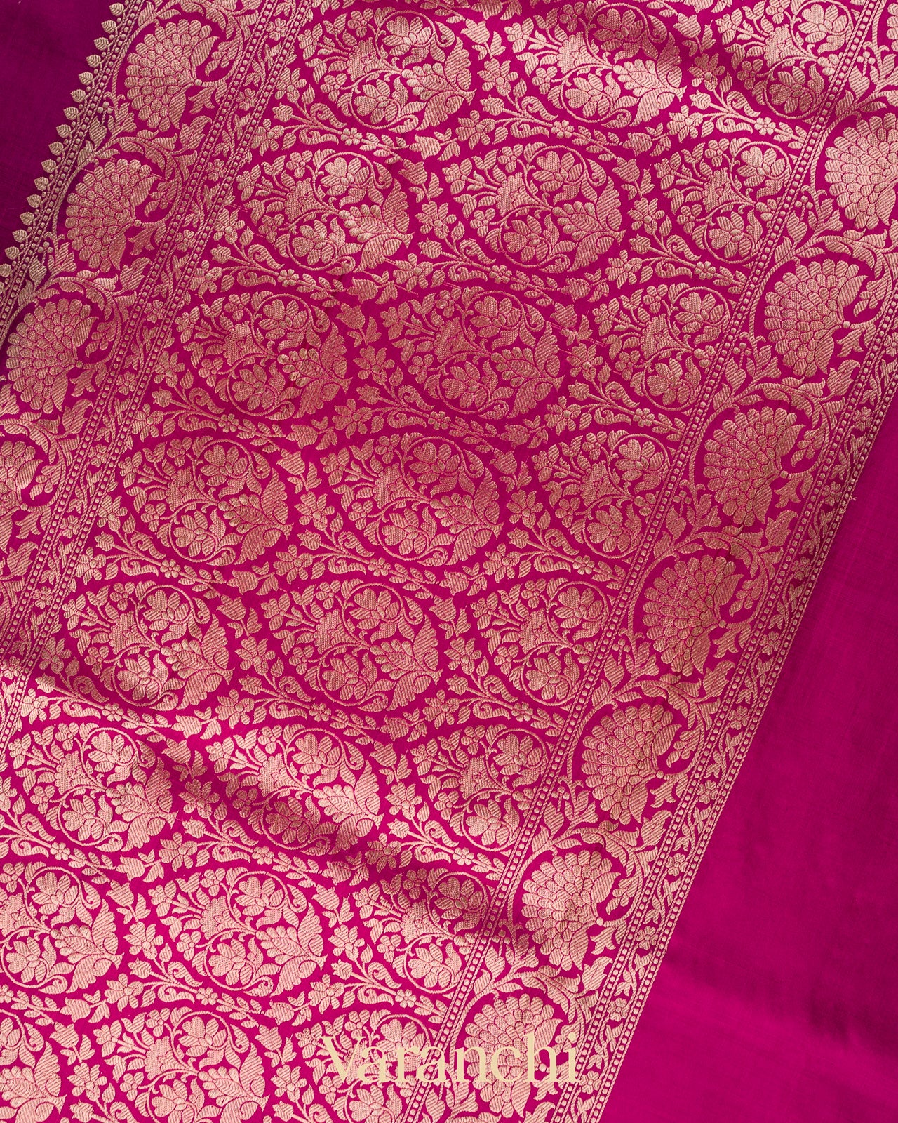 Wine Purple Pure Katan Silk Handloom Saree 