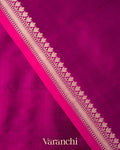 Wine Purple Pure Katan Silk Handloom Saree 