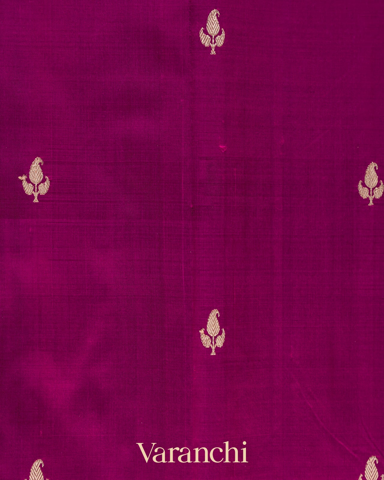 Wine Purple Pure Katan Silk Handloom Saree 