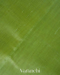 Pista Green Pure Kanchipuram Silk Cotton Handloom Saree
