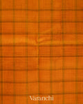Mango Yellow Pure Kanchipuram Silk Cotton Handloom Saree
