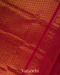 Turmeric Yellow Pure Kanchipuram Silk Cotton Handloom Saree