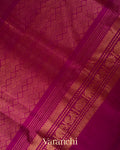 Golden Yellow  Pure Kanchipuram Silk Cotton Handloom Saree 