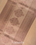 Off White Pure Chanderi Silk Cotton Handloom Saree 