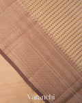 Off White Pure Chanderi Silk Cotton Handloom Saree 