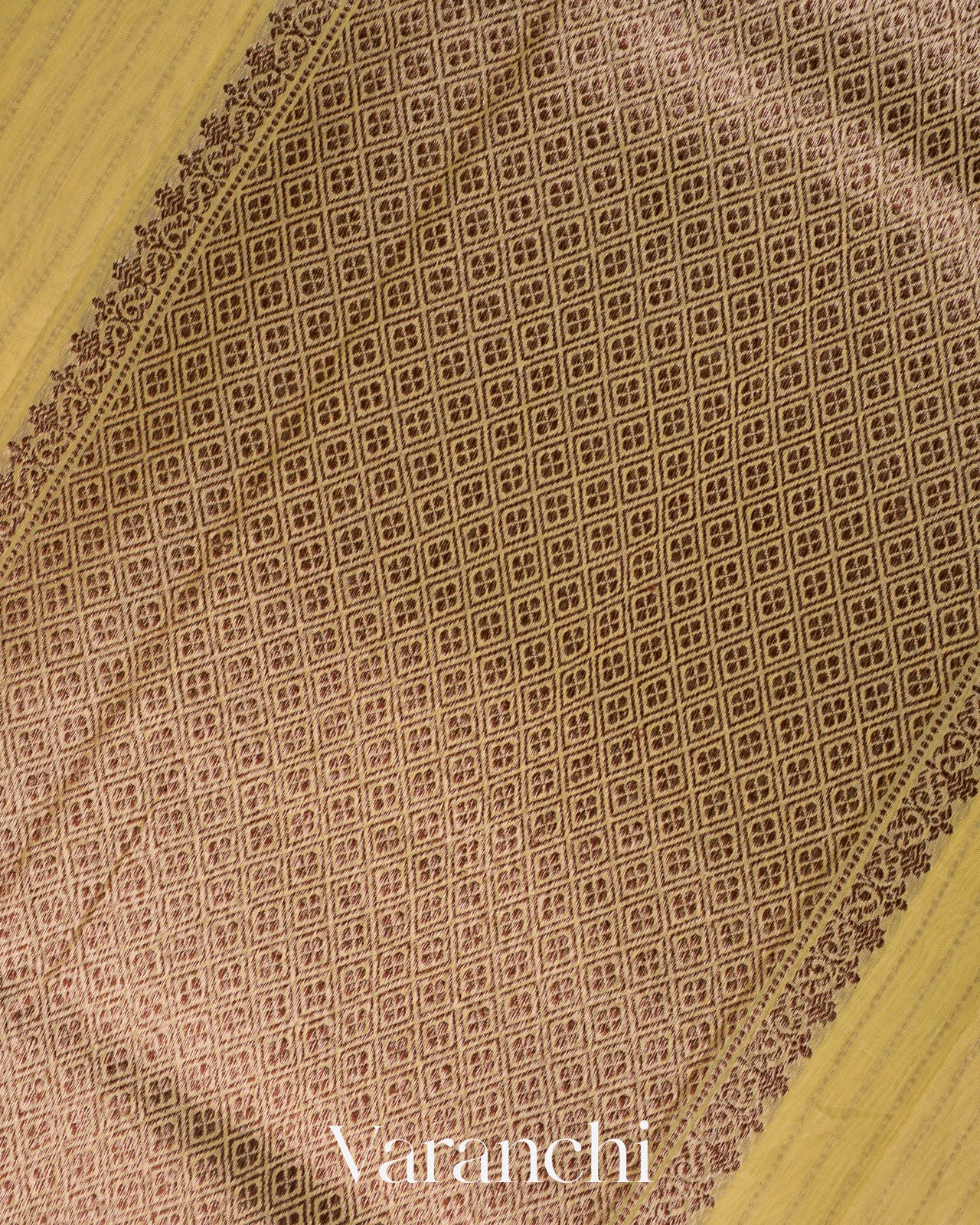 Butter Yellow Pure Chanderi Silk Cotton Handloom Saree 