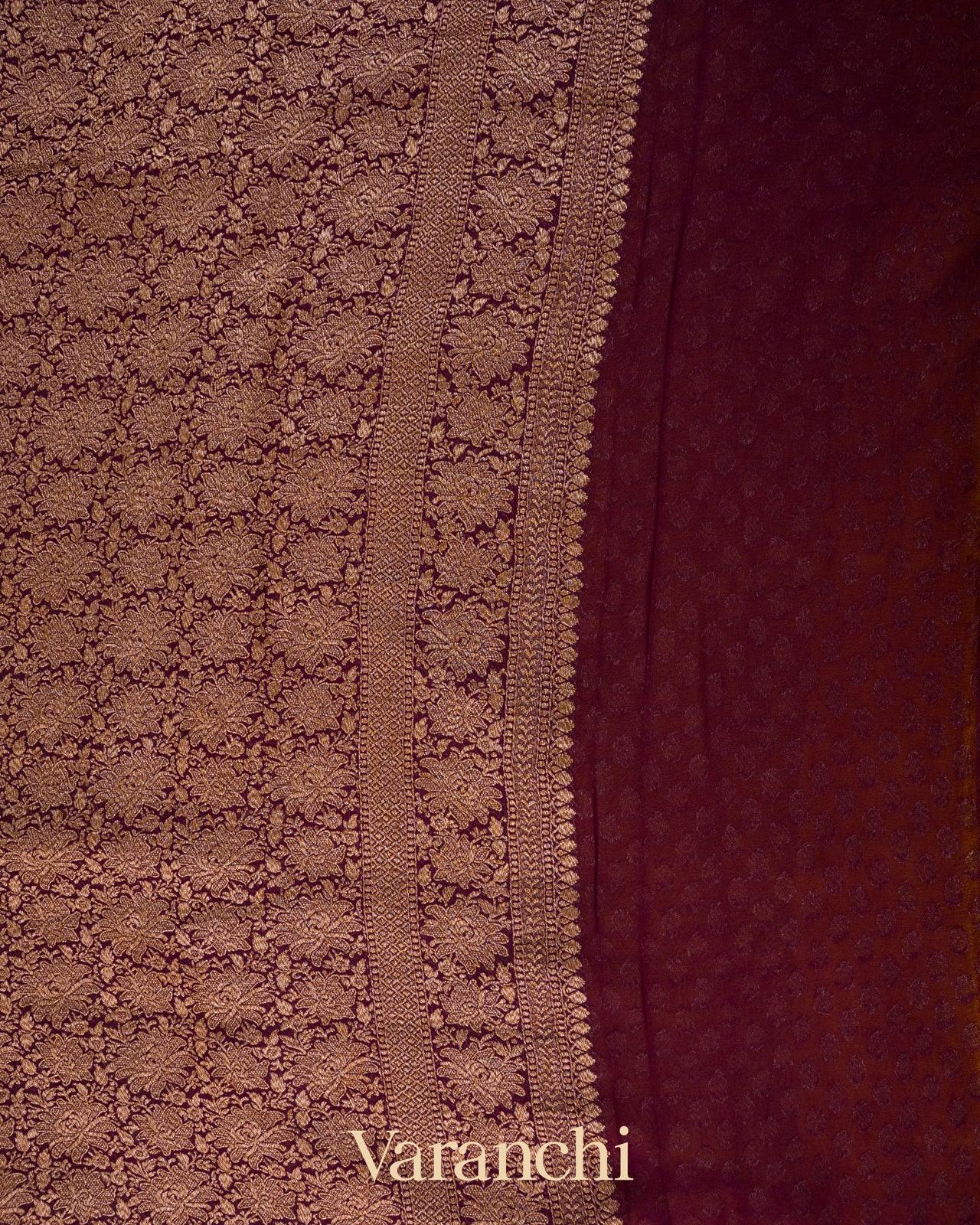 Mango Yellow Pure Khaddi Georgette Silk Saree
