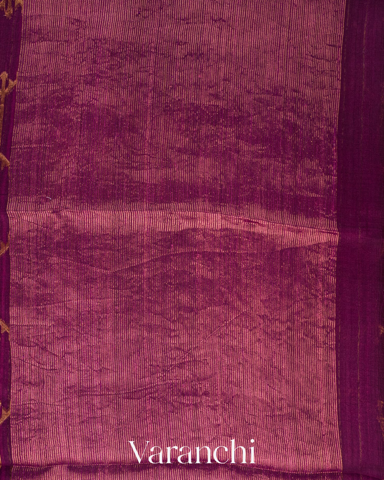 Deep Wine Dhakai Jamdani Pure Muslin Silk Handloom Saree 