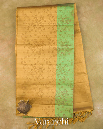 Light Green Pure Soft Silk Handloom Saree