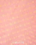 Baby Pink Pure Khaddi Georgette Silk Saree 