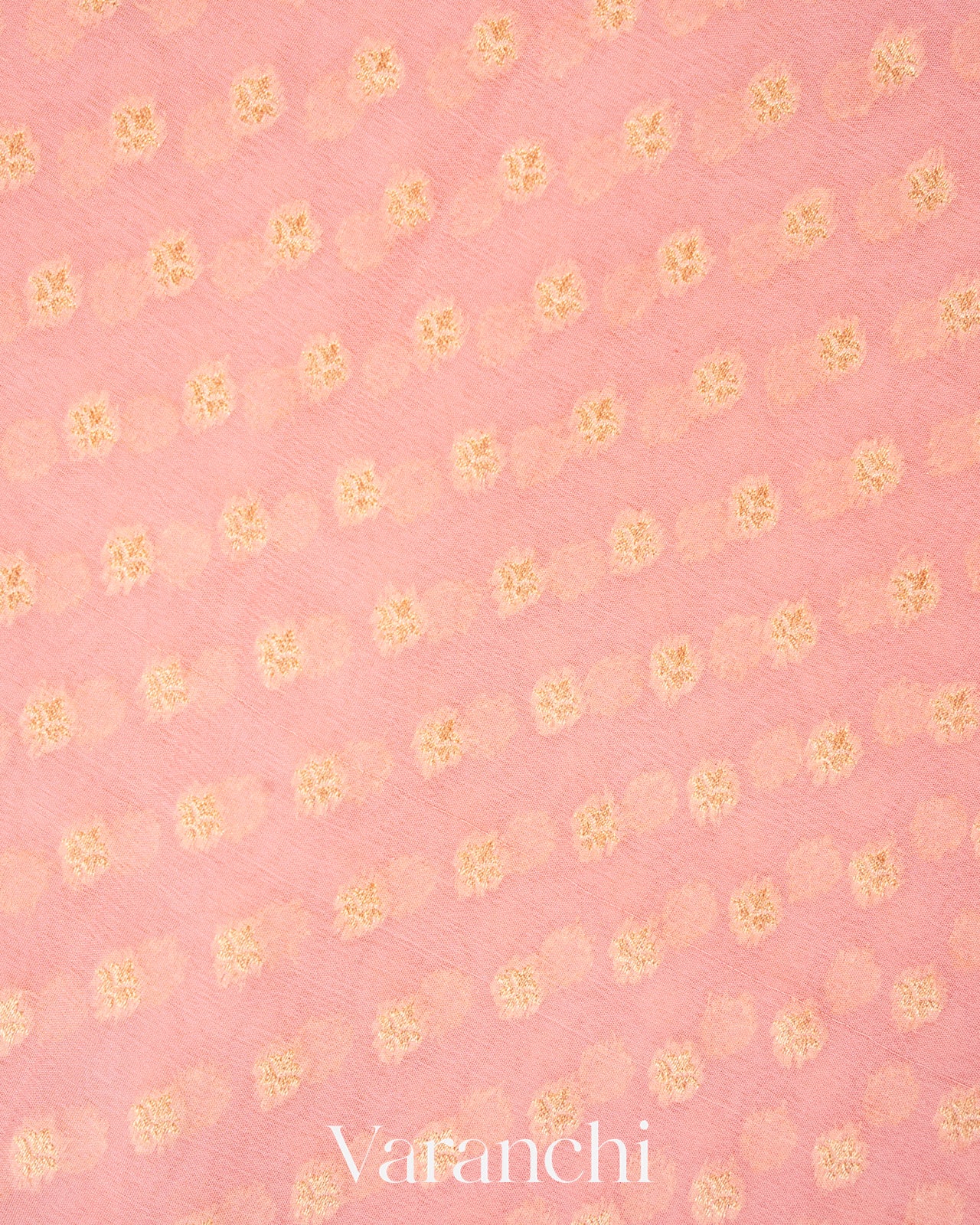 Baby Pink Pure Khaddi Georgette Silk Saree 