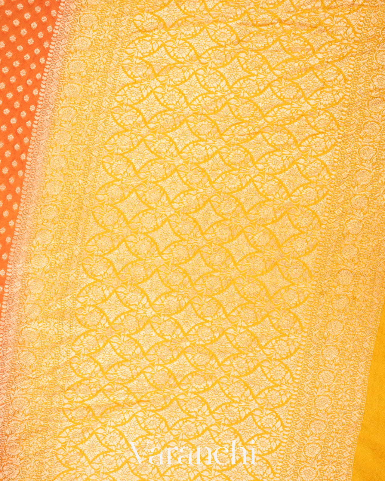 Coral Pure Khaddi Georgette Silk Saree 