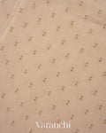 Off White Pure Crepe Silk Handloom Saree