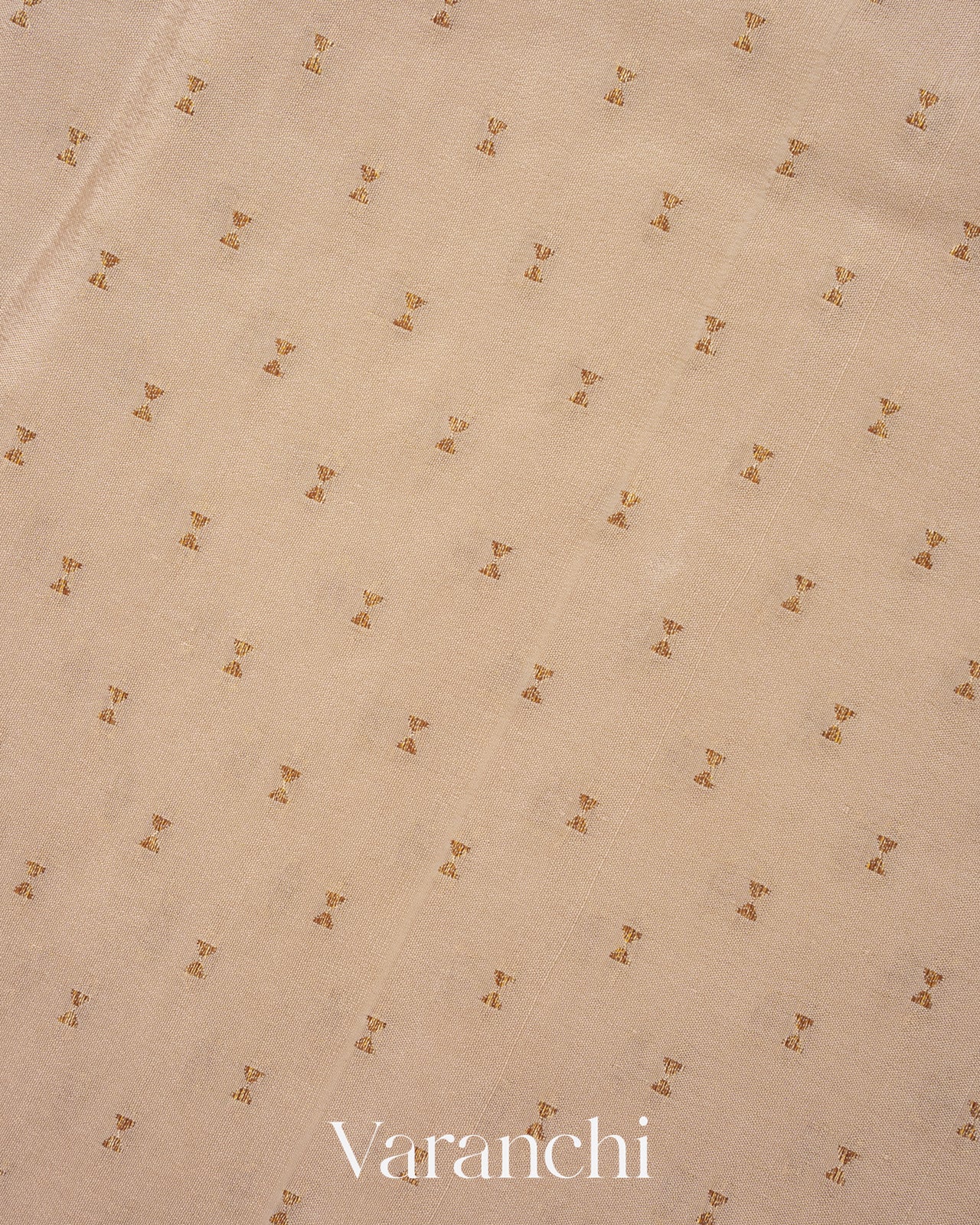Off White Pure Crepe Silk Handloom Saree
