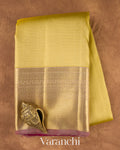 Antique Gold Pure Kanchipuram Silk Handloom Saree