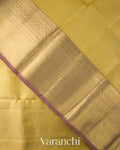 Antique Gold Pure Kanchipuram Silk Handloom Saree