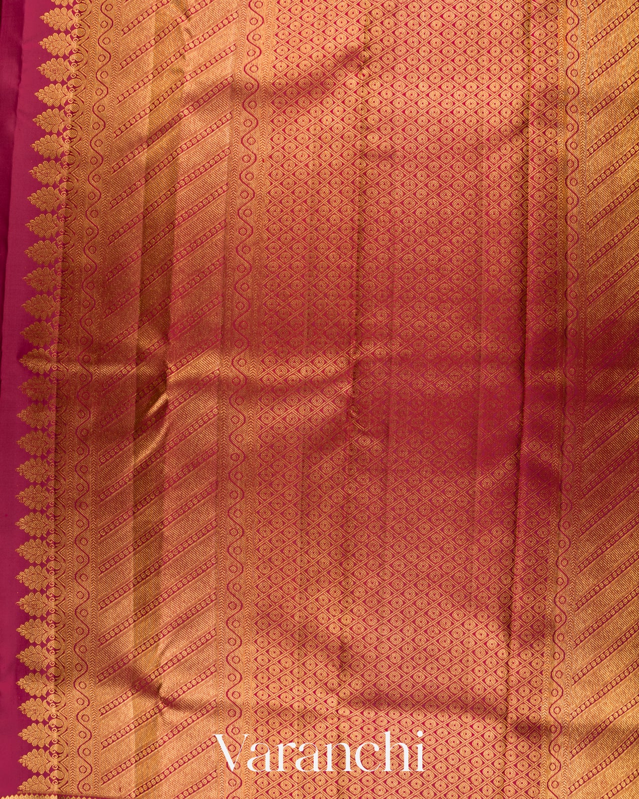 Antique Gold Pure Kanchipuram Silk Handloom Saree