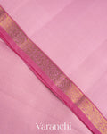 Baby Lavender Vaira Oosi Pure Kanchipuram Silk Handloom Saree