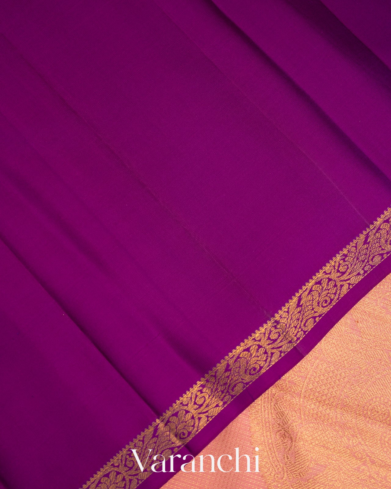 Baby Pink Vaira Oosi Pure Kanchipuram Silk Handloom Saree