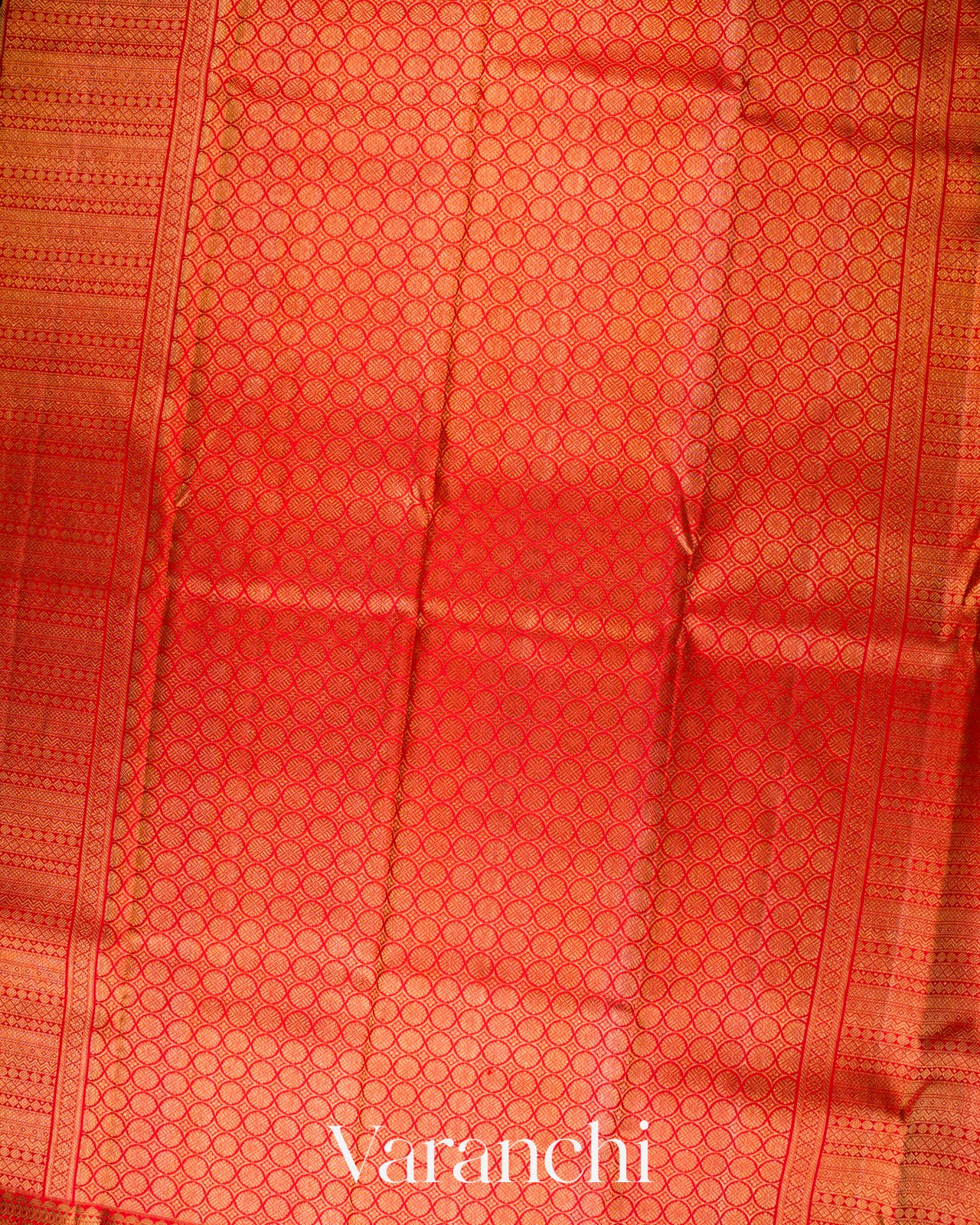 Peachy Pink Pure Kanchipuram Silk Handloom Saree 