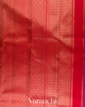 Lavender Blue Heavy Brocade Pure Kanchipuram Silk Handloom Saree