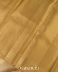 Ivory Stripe Brocade Pure Kanchipuram Silk Saree
