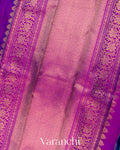 Deep Turquoise Blue Pure Kanchipuram Silk Handloom Saree
