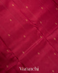 Maroon Pure Kanchipuram Silk Handloom Saree