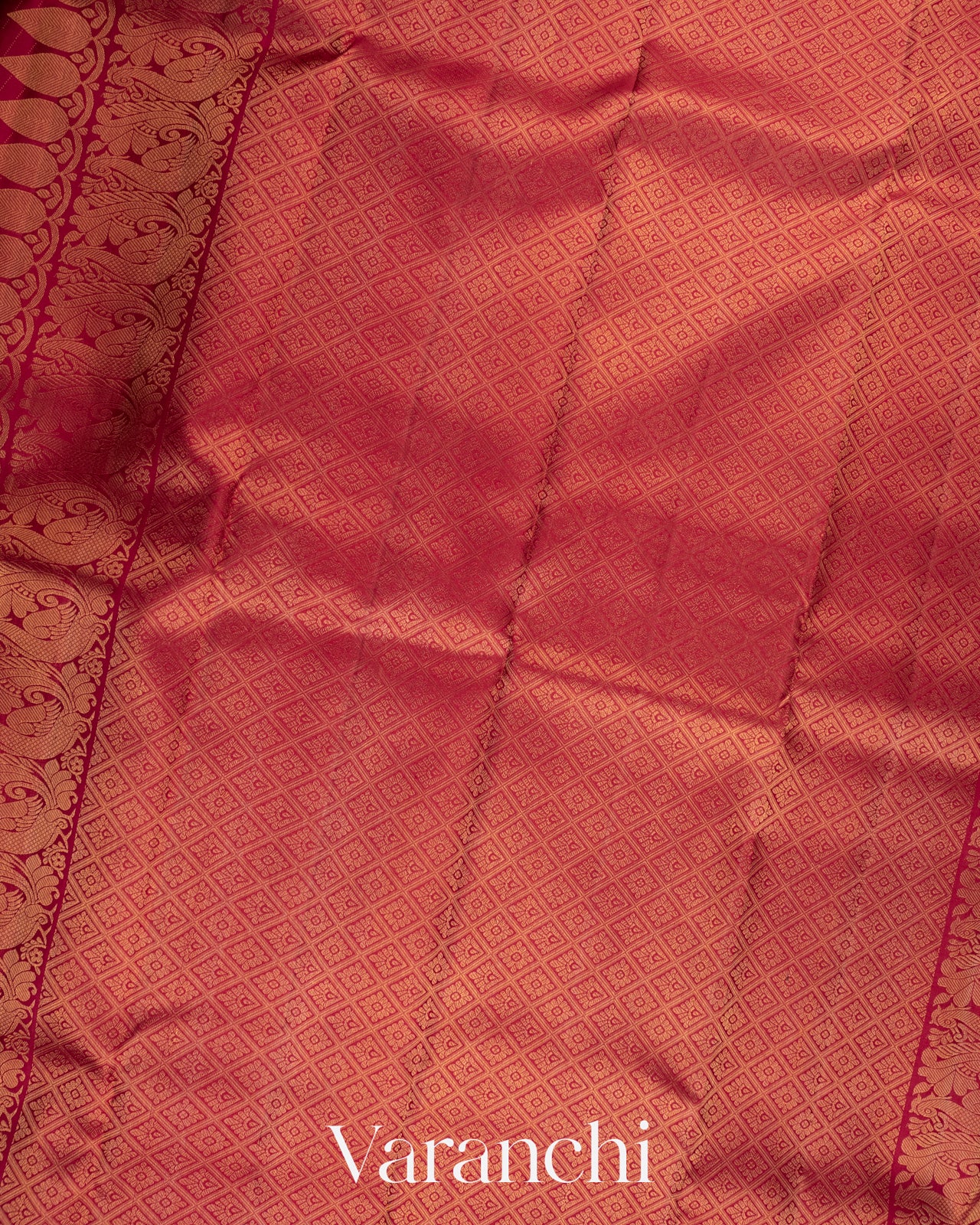 Maroon Pure Kanchipuram Silk Handloom Saree
