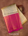 Sage Green Pure Kanchipuram Silk Saree