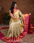 Sage Green Pure Kanchipuram Silk Saree