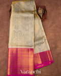 Sage Green Pure Kanchipuram Silk Saree