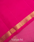 Rose Pink Pure Kanchipuram Silk Handloom Saree