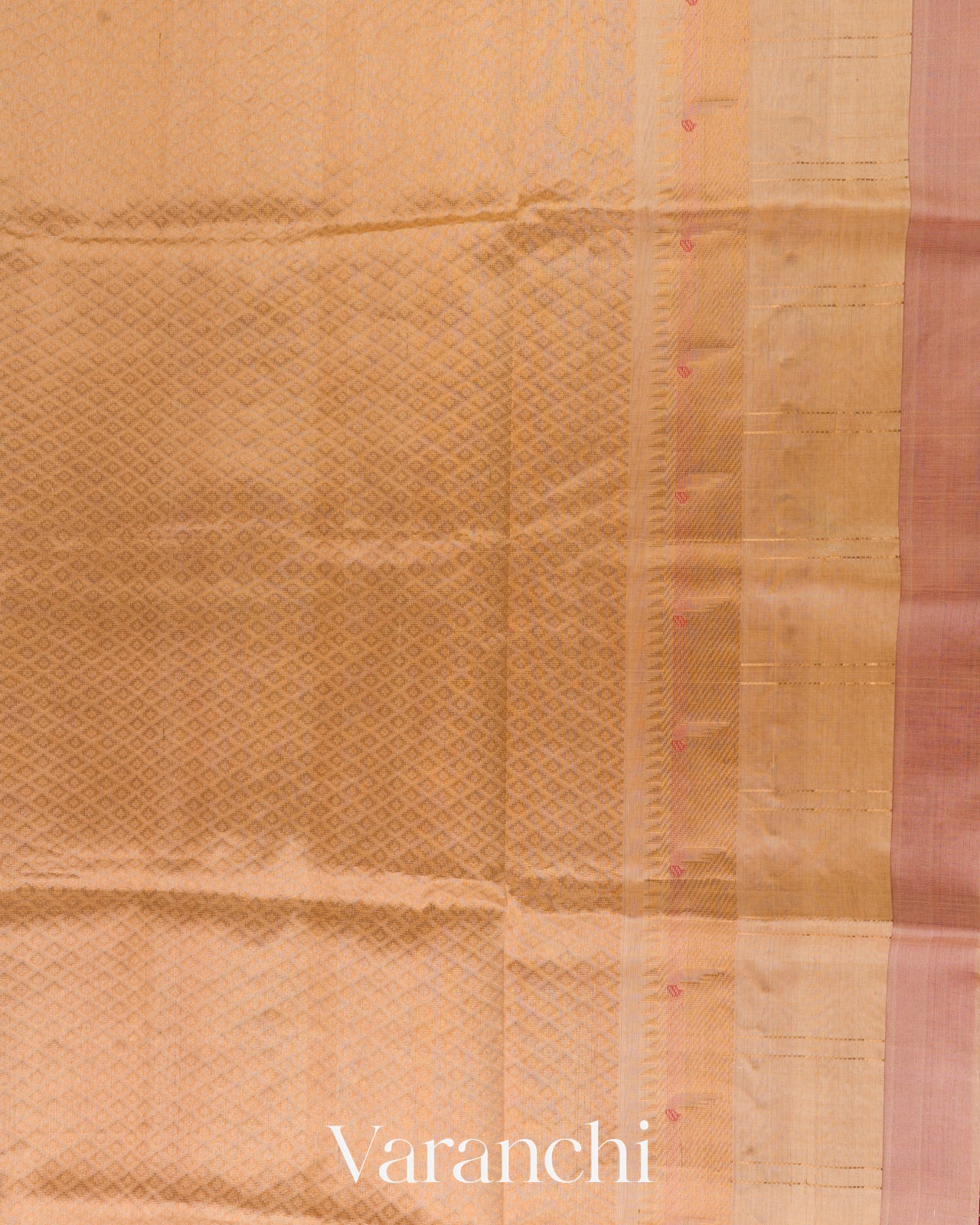 Rani Pink Pure Kanchipuram Silk Cotton Handloom Saree