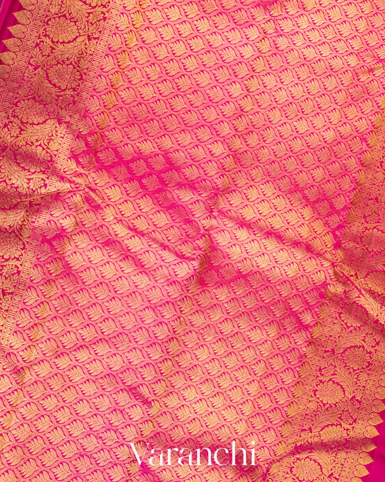 Deep Purple Pure Kanchipuram Silk Handloom Saree