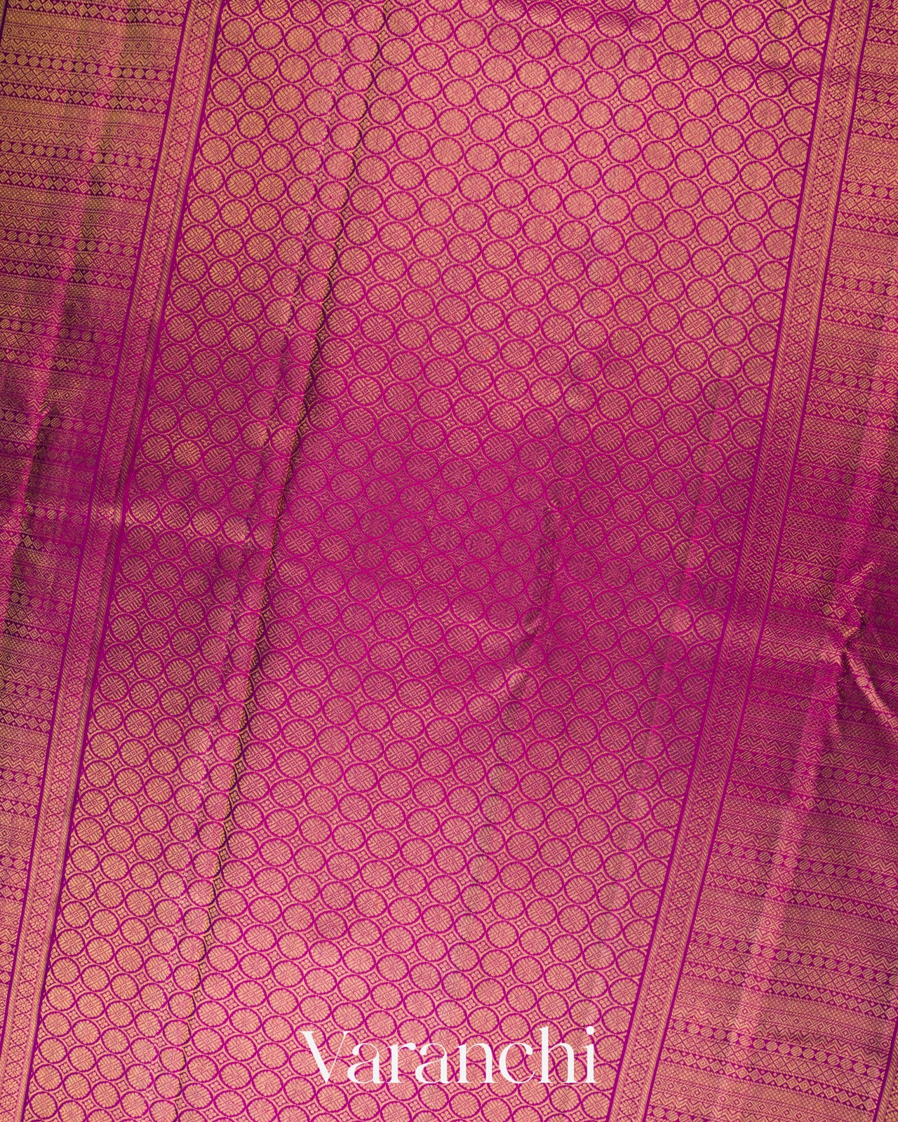 Royal Blue Pure Kanchipuram Silk Handloom Saree