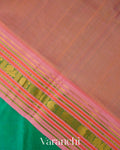 Emerald Green Pure Kanchipuram Silk Cotton Saree 