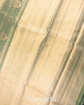 Sea Green Heavy Brocade Pure Tissue Kanchipuram Silk Saree