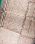 Teal Heavy Brocade Pure Kanchipuram Silk Saree