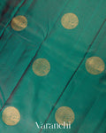 Rama Green Pure Kanchipuram Silk Handloom Saree 