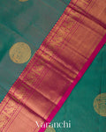 Rama Green Pure Kanchipuram Silk Handloom Saree 