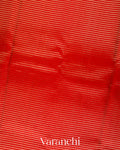 Bright Red Pure Kanchipuram Silk Handloom Saree