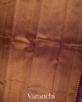 Ivory Borderless Pure Kanchipuram Silk Handloom Saree